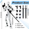 ARIEL-GXR Lucky 13 Action Figures, Multi-Jointed Movable Robot,T13 Action Figure