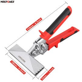 MAXPOWER Sheet Metal Hand Seamer, 6 Inch Straight Jaw Sheet Metal Bender Tools with Ergonomic Handle
