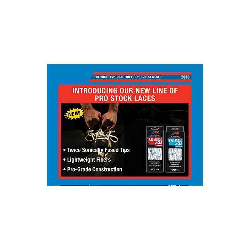 A&R Sports PSRD120 Pro-Stock Laces Red 120"