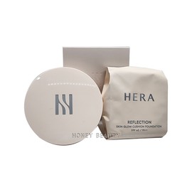 Hera 헤라 리플렉션 스킨 글로우 쿠션 파운데이션 스페셜 기획세트 SPF40/PA++ [21N1 바닐라] Hera Reflection Skin Glow Cushion Foundation Special Set SPF40/PA++ [21N1 Vanilla]