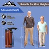 supregear Folding Cane, 5-Level Adjustable Height Walking Stick Lightweight Collapsible