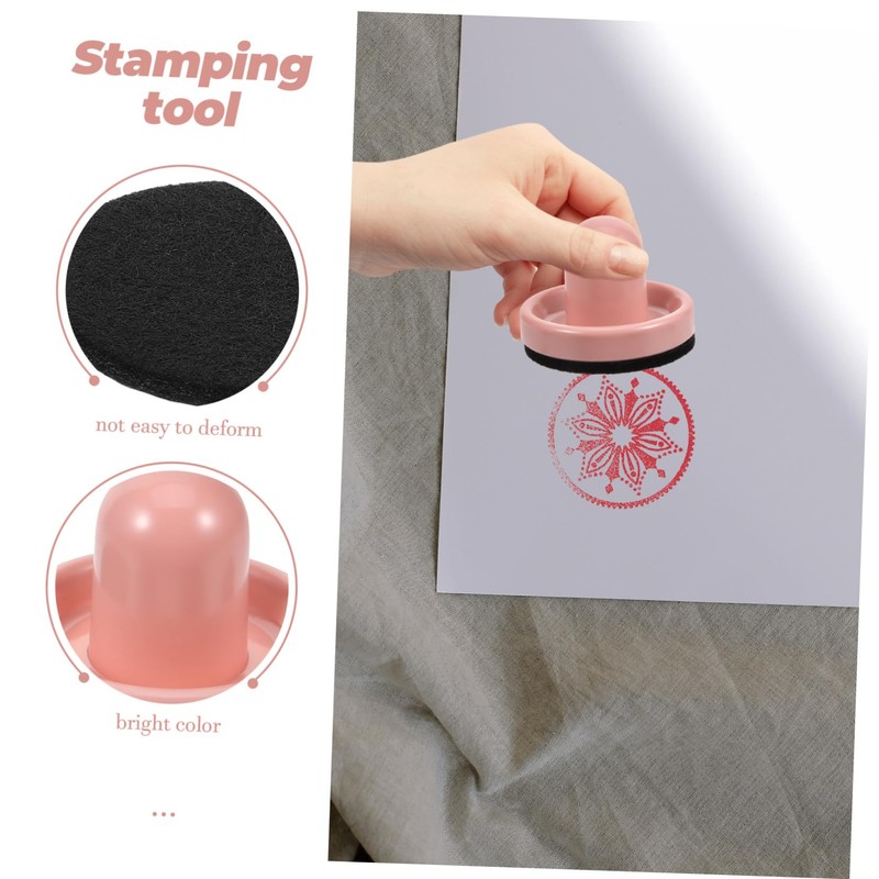 jojofuny Handmade Seal Stamp Block Pressing Tool for Cardmaking Scrapbooking