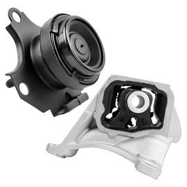 2 PCS Front Engine Motor Mount Kit Compatible with 2002–2005 Civic 2.0L and 2002–2006 RSX 2.0L Manual Transmission, Replace with A4549,A4503 EM9424, EM9413, 50840S6M010, 50821S5B003