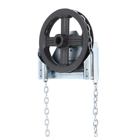 AGULIUM Garage Door Chain Hoist-1:1 Reduced Drive, Direct Drive Heavy Duty Chain Hoist for Roll Up Doors and Jackshaft Garage Door Openers, 330 Lbs Load Capacity