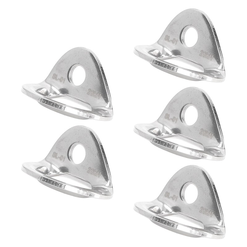 5PCS Climbing Anchor 316 Stainless Steel Climbing Hanger for Rappelling