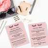 Lash Extension After Care Instruction Cards for Clients | Post