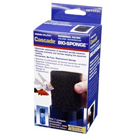 Penn Plax Cascade 600 GPH Internal Filter Aquarium Bio Sponge Replacement; 1 Pack