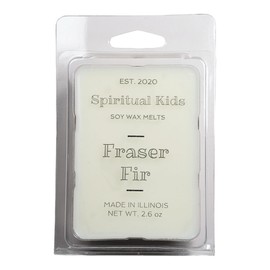 Fraser Fir Soy Wax Melts 1 Pack 2.6oz All Natural Soy Wax Melts 6 cubes Hand Poured with Fragrant/Essential Oils! | Woodsy Wax Melts | Christmas Gift