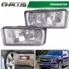 transmotor2013 Fit 2007-2015 Chevy Silverado 1500 2500 Front Bumper Fog