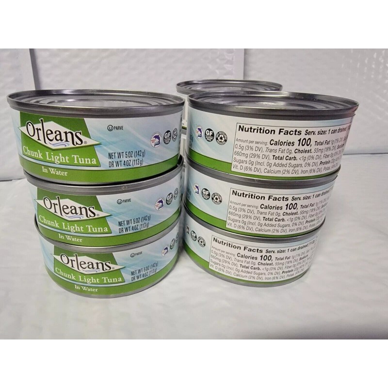 Choice Landing Orleans Flaky Light Tuna in Water 5oz Can