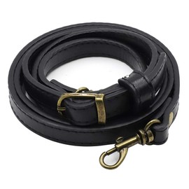 Leather Bag Straps 105-120Cm Adjustable Shoulder Bag Accessories Straps PU Leather Shoulder Bag Strap Replacement with Metal Swivel Hooks for Crossbody Shoulder Handbags Bag