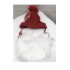 Wondershop Cable Knit Cat/Dog Size XL Red & White Beard