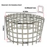 PVC Termination Mesh Vent Cap 4.24" to 4.34" ID 304