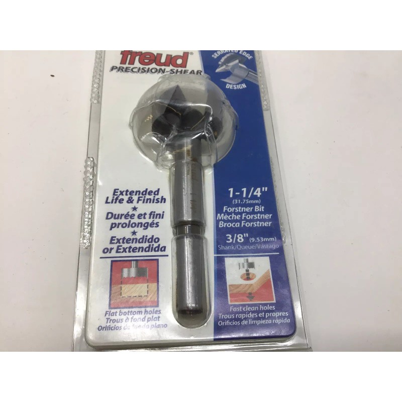 Freud 1-1/4-in Forstner Bit Precision-Shea