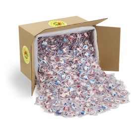 Candy Creek - Patriotic Lollipops, Red Raspberry and Blueberry Blast (Bulk 18 lb. Carton)