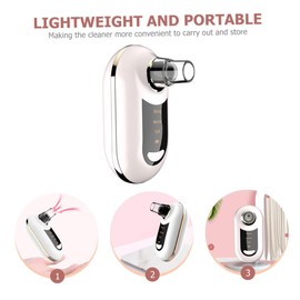 WOONEKY 1set Electric Pore Clean Device for Deep Facial Cleansing Handheld Tool Machine for Healthy Radiant Skin