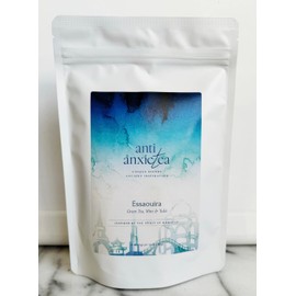 Anti/Anxieteas - Essaouira Blend - Green, White, Mint, Tulsi & Lemon Balm Tea Blend - Wellness tea infused with Lemon Balm // Low Caffeine// sourced organically from Australia // California Based // Healthy Tea // Mama x Minority Owned