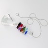 Suncatcher Crystal Triangle with Colourful Crystal Stones Sun Catcher for