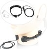 Telescopic Throat Vibration Microphone Earphone Headphone for Walkie Talkie Radio