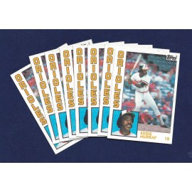 LOT OF EIGHT 1984 TOPPS #240 EDDIE MURRAY RAZOR SHARP PACK FRESH 1.29 SHIPPING