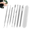 7-teiliges Set mit Feilen und Hebern für eingewachsene Zehennägel, Set