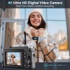 Duluvulu Newest 4K Digital Camera for Photography and Video, 48MP