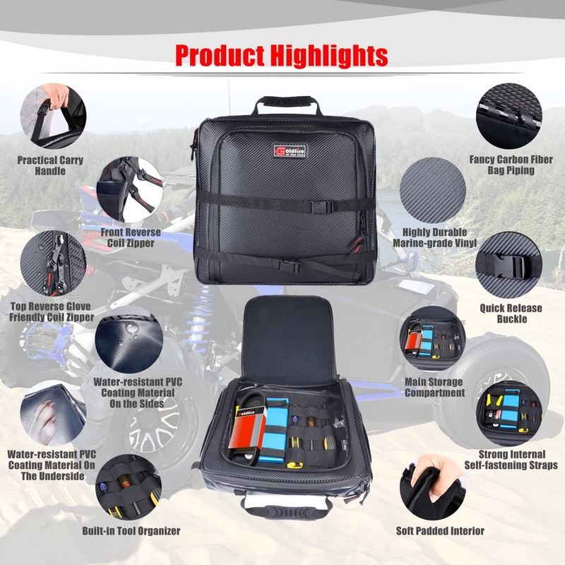 Goldfire Storage Bag for Can-Am Maverick X3 2017-2023, Center Under
