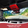 RAZPOY for Bronco Front Reading Light Panel Trim Cover Compatible
