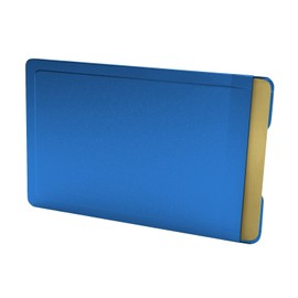 BMK CardTresor Color Stainless Steel RFID / NFC Protection Card Case Blue, blue, rfid wallet