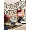 Creative Converting 8-Count Sturdy Style 7-Inch Paper Dessert Plates, Black