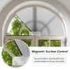 OUDUCK Arch Window Shades Light Filtering Half Circle Cellular Shades,