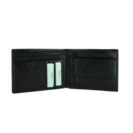 BIAGIOTTI Men's Genuine Leather Wallet with Wallet and Gift Box, Black 13, Black 13, Classic
