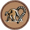 Lemur Patrol Patch - 2" Diameter Round Embroidered Patch (Peel