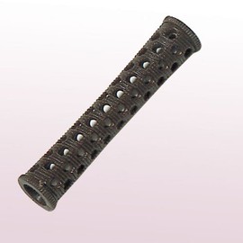 Comair 3011737 Flat Wave Rollers, 11 mm, Conical Long, Pack of 10, Brown