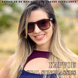 KAPVOE Polarized Sunglasses for Women Men Driving Fishing Classic Style Anti-Glare UV400 Protection