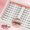 USA Ready to Ship 108pcs Fox Eyes Self Adhesive Lash