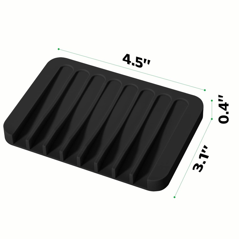 Urbanstrive Soap Dish Shower Waterfall Soap Tray Holder for Bathroom,