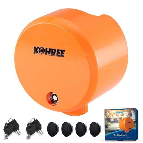 Kohree Heavy Duty Trailer Coupler Lock, RV Trailer Locks fit