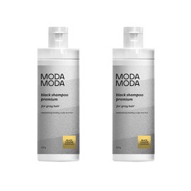 Domestic Genuine Black Shampoo for Gray Hair, Premium MODAMODA Black SHAMPOO Premium, 3.5 oz (100 g) x 2 Piece Set, Moda Black Shampoo, Premium, Gray Hair Dye, Hypoallergenic, Scalp Care, Hair Care,