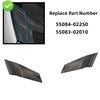 Magimaker 2Pcs Windshield Wiper Side Cowl Cover Trim 55084-02250 55083-02010