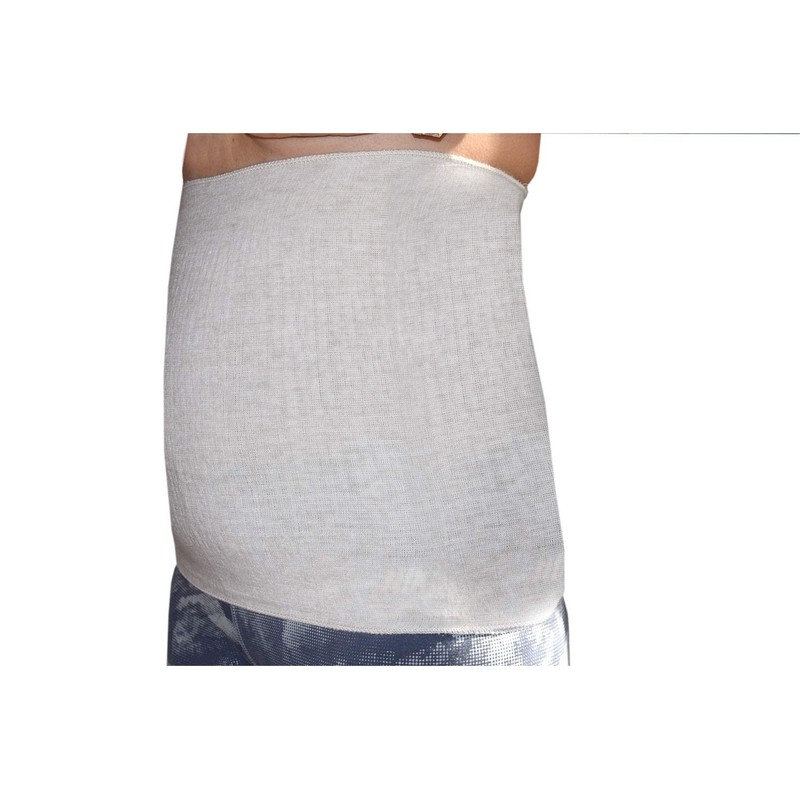 BODYPERFECT 50% Wool Thermal Elastic Belly Band for Back, Kidney