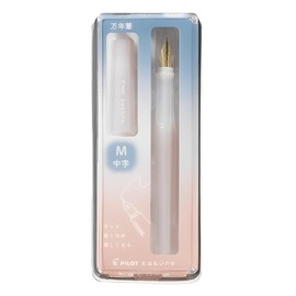 Pilot Kakuno Fountain Pen Madoromi Color Series, Gold (Smiley Face) Medium Nib, Perfect for Beginners and Creative Expression, Ivory, PFKA-1MDIM