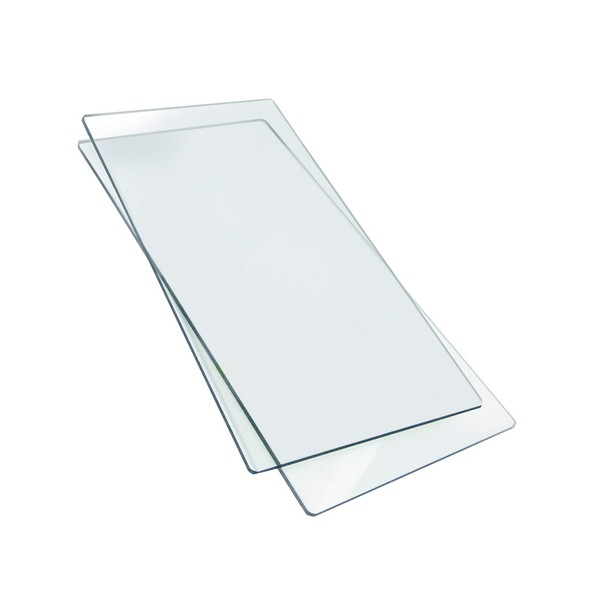Sizzix Extended Cutting Pads 655267, Transparent, 2 Pack, Multi Color,