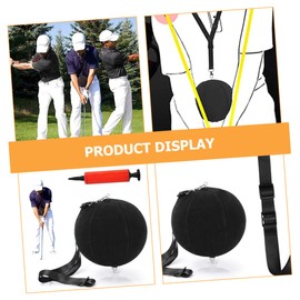 Outanaya Golf Swing Training Aid Inflatable Posture for Enhanced Durable Golfing Swing Trainer with Neck Rope Easy to Carry Practice