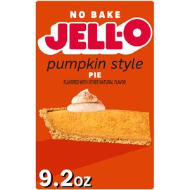 Jell-O No Bake Pumpkin Style Pie Dessert Kit (9.2 oz Box)