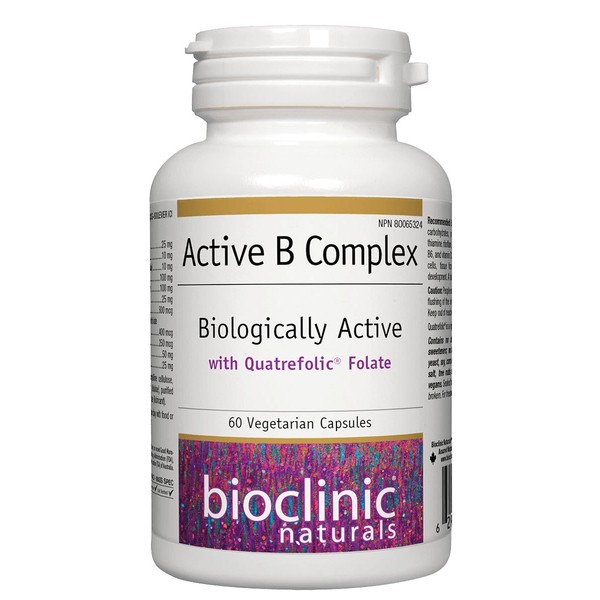 Bioclinic Naturals - Active B Complex, 60 V-caps