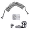Sink Shower Sprayer Stretchy Hose Adjustable Mode Faucet Sprayer Attachment