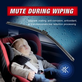 3 Wipers 22"/20"/10" Front Windshield Wiper Blades with Rear Wiper Replacement for Jeep Renegade 2023 2022 2021 2020 2019 2018 2017 2016 2015 OEM Quality Top Lock