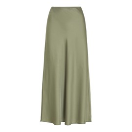 Vila Female Maxi Skirt High Waist, Oil Green