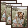 Momentworth 18x24 Frame Set of 3, Dark Brown Wood Grain